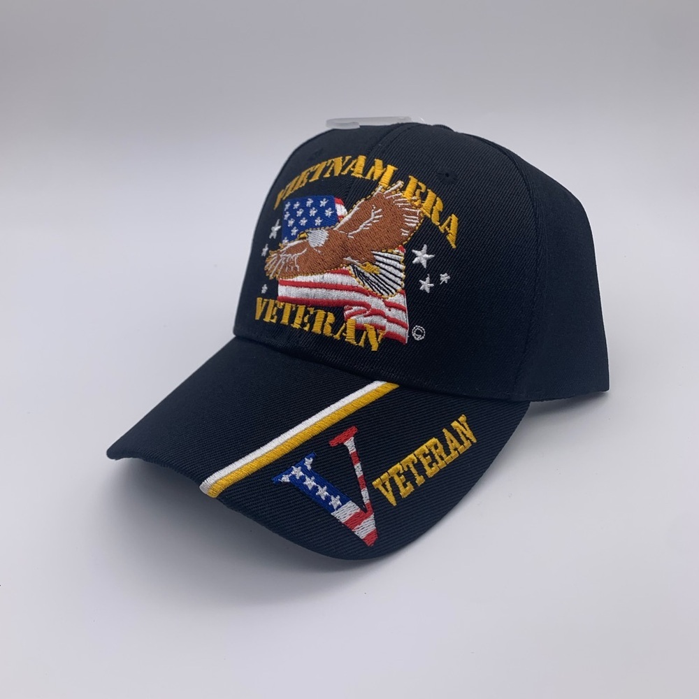 MILITARY VIETNAM VETERAN  HAT BASEBALL CAP Adjustable Velcro